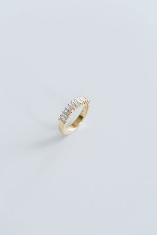 0.65 TCW Baguette EF- VVS Diamond Eternity Wedding Band