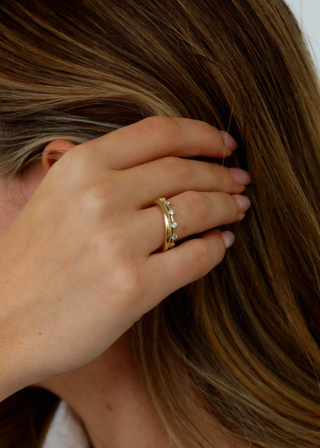 Plain Curved Wedding Band