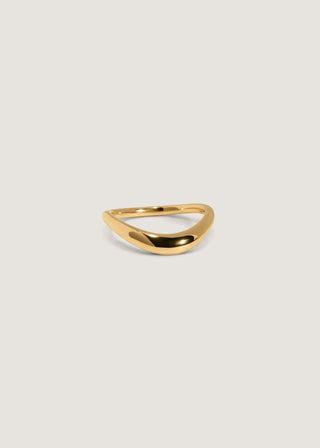 Plain Curved Wedding Band