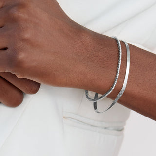 Round Lab Grown Diamond Tennis Bracelet