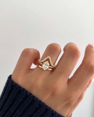 1.10-3.0 CT Oval CVD Diamond Solitaire Style Engagement Ring