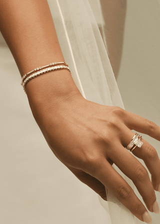 Emerald Cut Bezel Lab Grown Diamond Bracelet – Tennis Bracelet