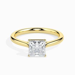 1ct Princess F- VS Diamond Solitaire Engagement Ring