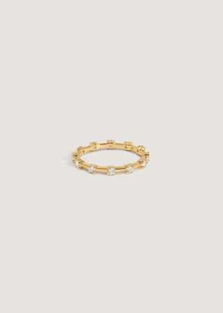 0.48 TCW Round Diamond Dainty Wedding Band