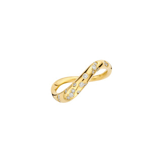 0.30 TCW Round Lab Grown Diamond Unique Wedding Band