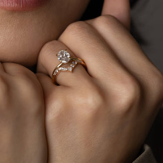 1.36 -3.50 CT Oval  Lab Grown Diamond Solitaire Engagement ring