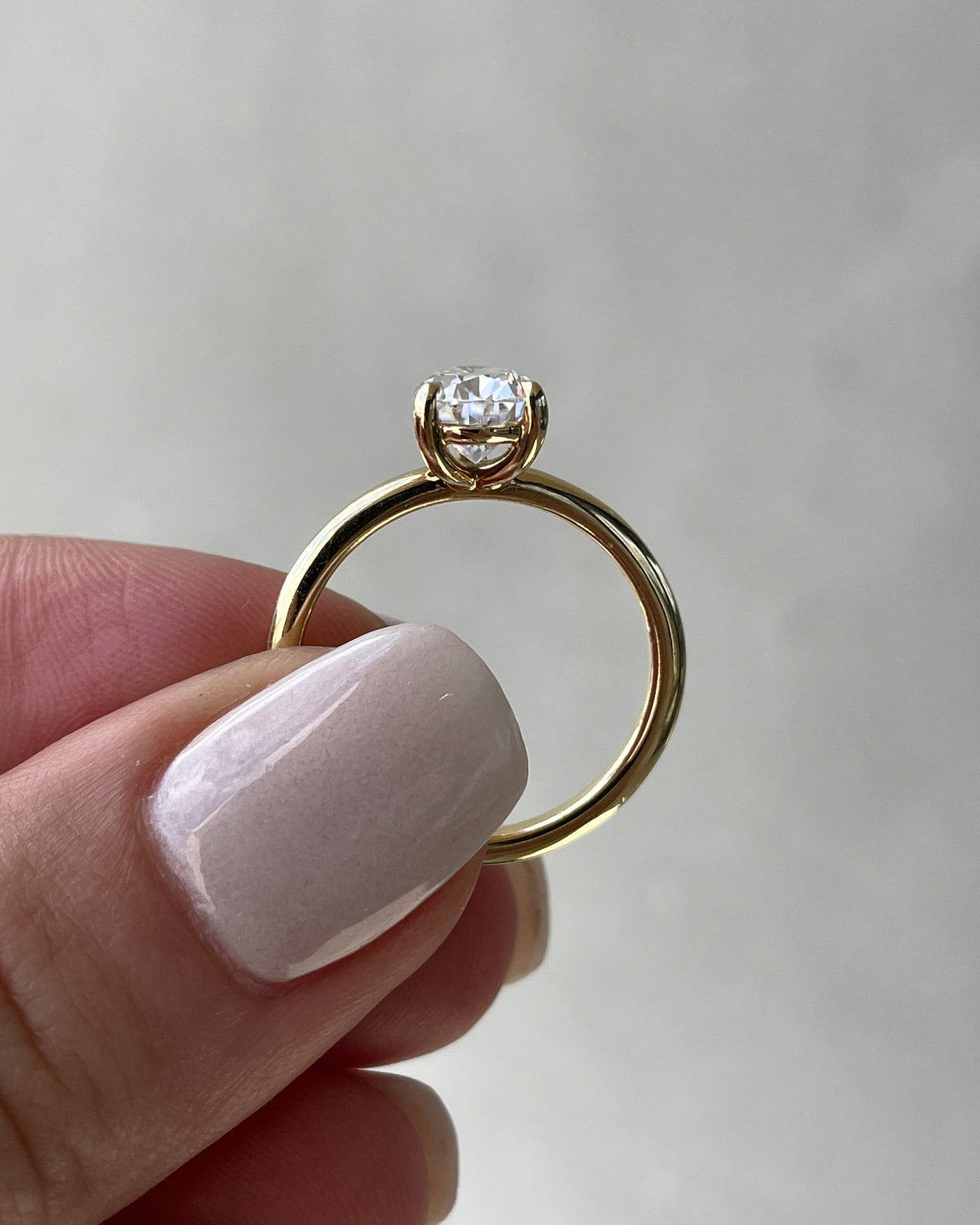 1.80 CT-3.80 CT Pear Solitaire Style E/VS1 Lab Grown Diamond Engagement Ring - violetjewels