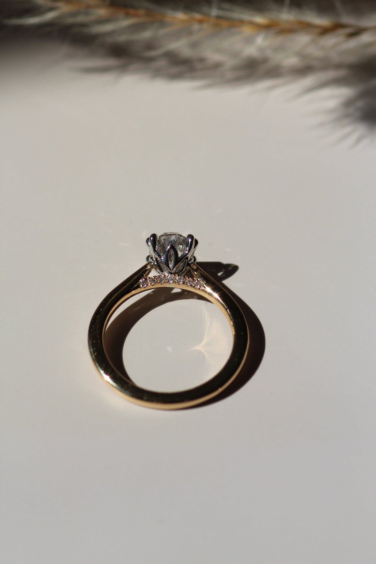 1.0-3.0 CT Oval Lab Grown Diamond Solitaire Engagement Ring