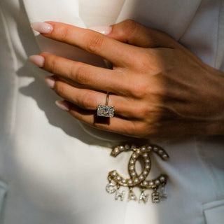 2.50 -6.0 CT Radiant Shaped Lab Grown Diamond Solitaire Engagement Ring