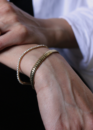 Round Cut Lab Grown Diamond Tennis Bracelet