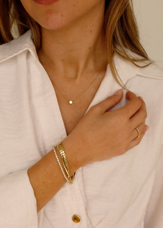 Round Cut Lab Grown Diamond Tennis Bracelet