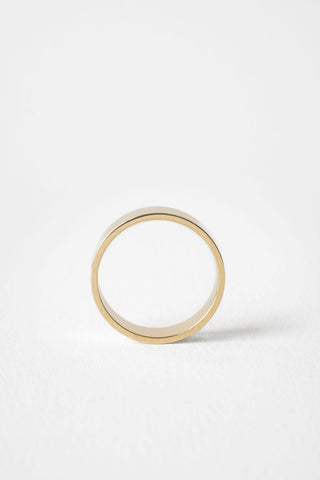 Plain Flat Cigar Wedding Band