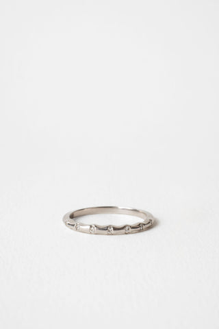 0.06 TCW Round EF- VVS Dainty Wedding Band