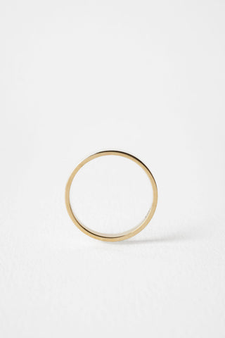 Plain Petite Flat Cigar Wedding Band