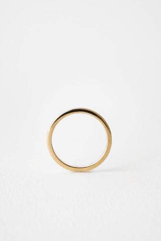 Classic Plain Cigar Style  Wedding Band