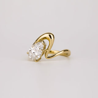 Pear CZ Diamond Unique Bridal Ring Set – 925 Sterling Silver Trial Ring Set