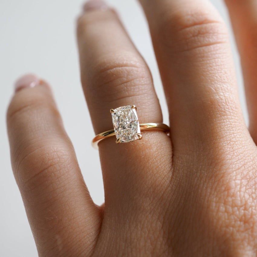 Lab Grown Diamond Engagement Ring – violetjewels