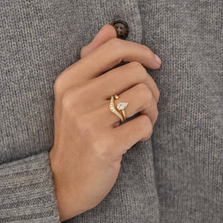 0.4 TCW Round Diamond Eternity Wedding Band