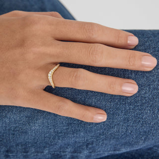 0.4 TCW Round Diamond Eternity Wedding Band