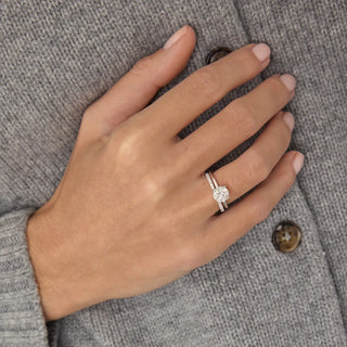 1.13-3.50 CT Round Shaped Lab Grown Diamond Solitaire Engagement Ring