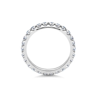 1.15 CT Round Full Eternity Stackable Wedding Band