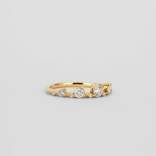 0.49 TCW Round Lab Grown Diamond Dainty Wedding Band