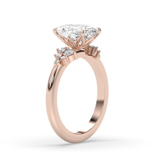 1.50 CT Oval F-VS1 Diamond Solitaire Engagement Ring