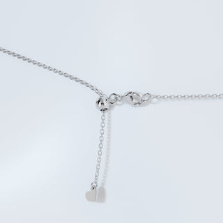 0.24 TCW Round Moissanite Diamond Heart Pendant Necklace - violetjewels
