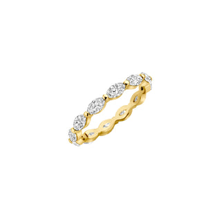 1.0 TCW Marquise Lab Grown Diamond Eternity Wedding Band