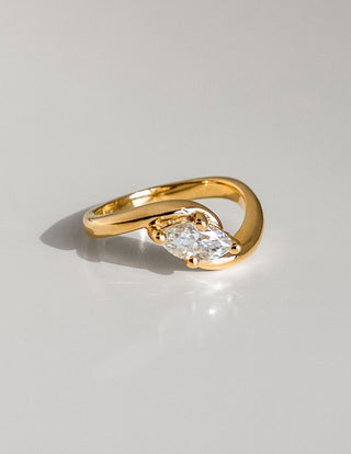0.50 -1.50 CT Marquise Cut Lab Grown Diamond Solitaire Engagement Ring