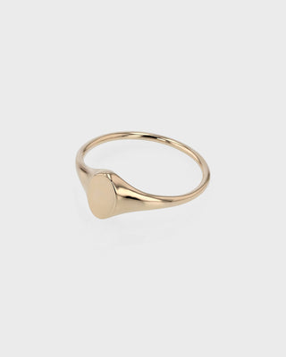 Plain Classic Signet Wedding Band