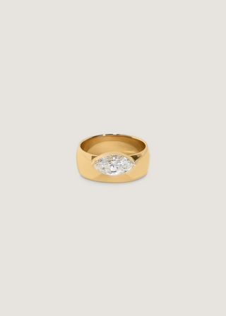 1.20 -3.0 CT Marquise CVD Diamond Unique Setting Engagement Ring