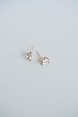 1.20 TCW Radiant Moissanite Diamond Stud Earrings