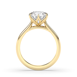 1.50 -3.50 CT Round Diamond Solitaire Engagement Ring