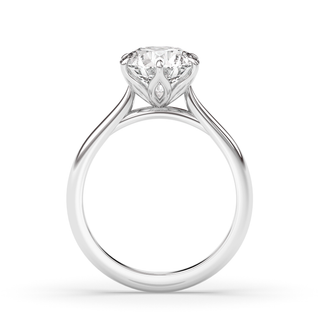 1.50 -3.50 CT Round Diamond Solitaire Engagement Ring