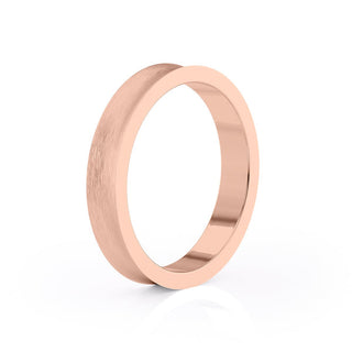 Classic Brushed Finish Wedding Band For Men - violetjewels