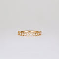 0.38 TCW Round Lab Grown Diamond Dainty Wedding Band