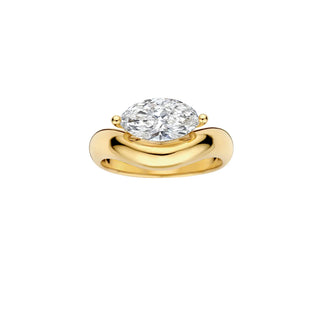 1.50-3.50 CT Marquise Lab Grown Diamond Unique Style Engagement Ring