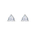 0.5 CT Trilliant Cut Diamond Stud Earrings | Lab Grown G/VVS