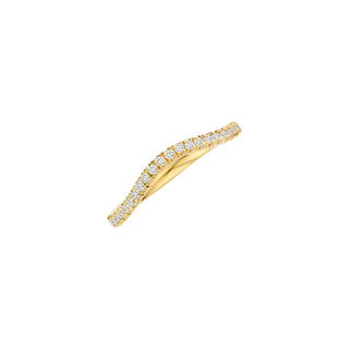 0.35 TCW Round Lab Grown Diamond Eternity Wedding Band