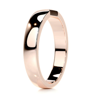 Polished Finish Classic Men's Wedding Band - violetjewels