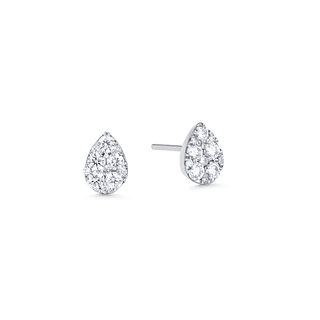 0.48 TCW Round Moissanite Diamond Stud Earrings - violetjewels