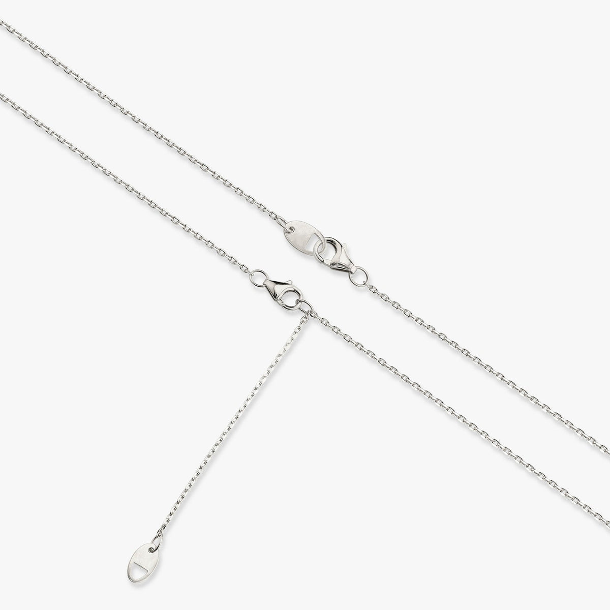 0.10 TCW Round F/VS Lab Grown Diamond Necklace - violetjewels