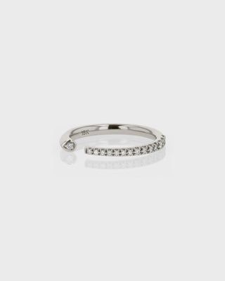 0.140 TCW Round EF- VVS Diamond Open Wedding Band