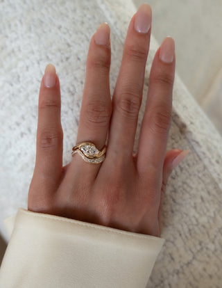 1.0 CT - 2.0 CT  Marquise Solitaire Setting Diamond Bridal Set