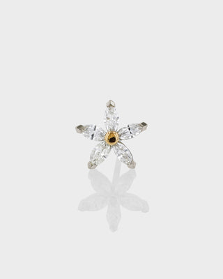 0.13 TCW Marquise Daisy Earrings