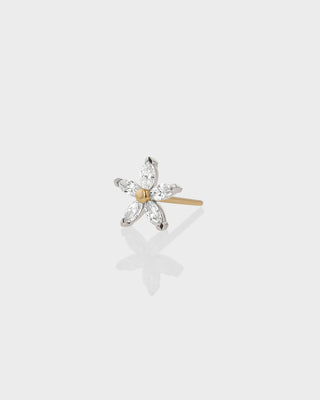 0.13 TCW Marquise Daisy Earrings