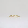 0.33 TCW Round Lab Grown Diamond Curved Wedding Band