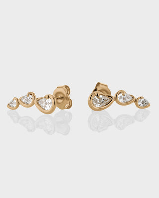 0.70 TCW Pear Corridor Stud Earrings