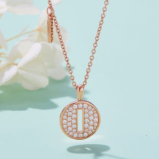 Customized "I" Letter Moissanite Diamond Necklace - violetjewels